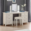 Marisol Dressing Table Surf White