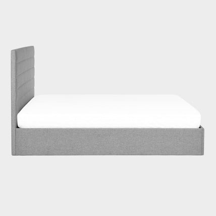 Meridian Bed Frame Double Grey Ottoman Storage