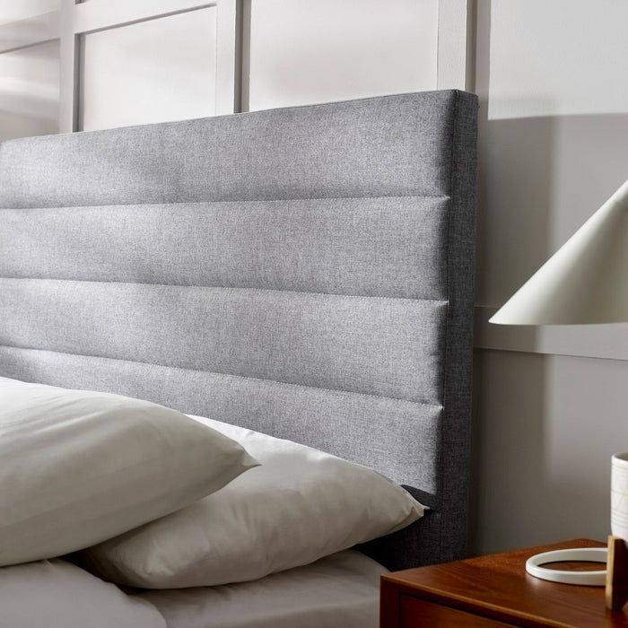 Meridian Bed Frame Kingsize Grey Ottoman Storage