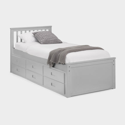 Mina Bed Frame Light Grey