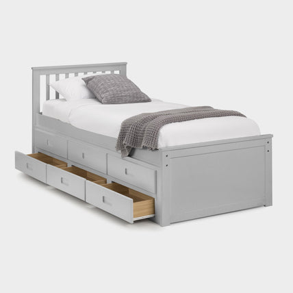 Mina Bed Frame Light Grey