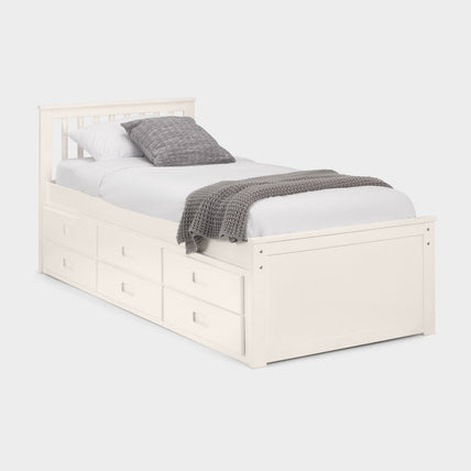 Mina Bed Frame Surf White