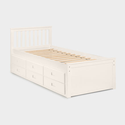 Mina Bed Frame Surf White