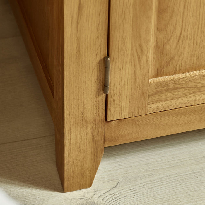 Myrtle 2 Door Wardrobe Waxed Oak