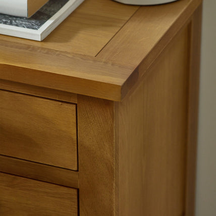 Myrtle 3 Drawer Bedside Oak