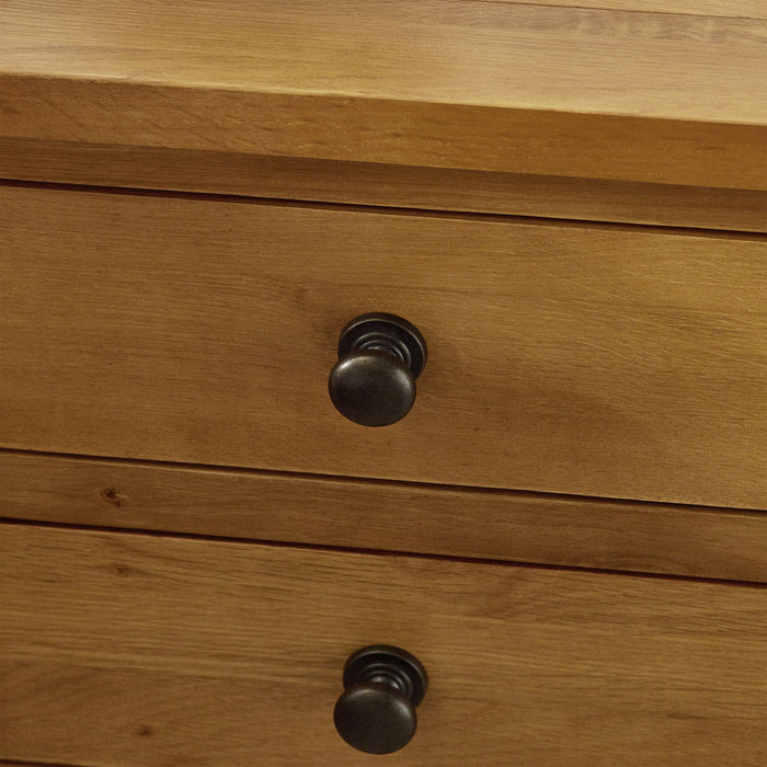 Myrtle 3 Drawer Bedside Oak