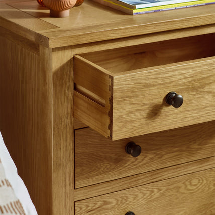 Myrtle 4 Drawer Chest Oak