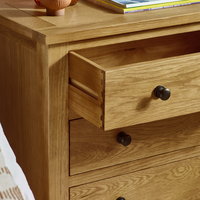 Myrtle 4 Drawer Chest Oak