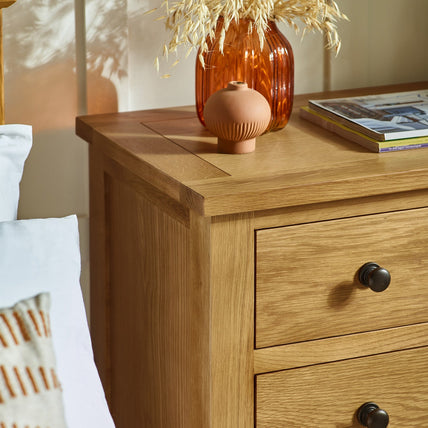 Myrtle 4 Drawer Chest Oak