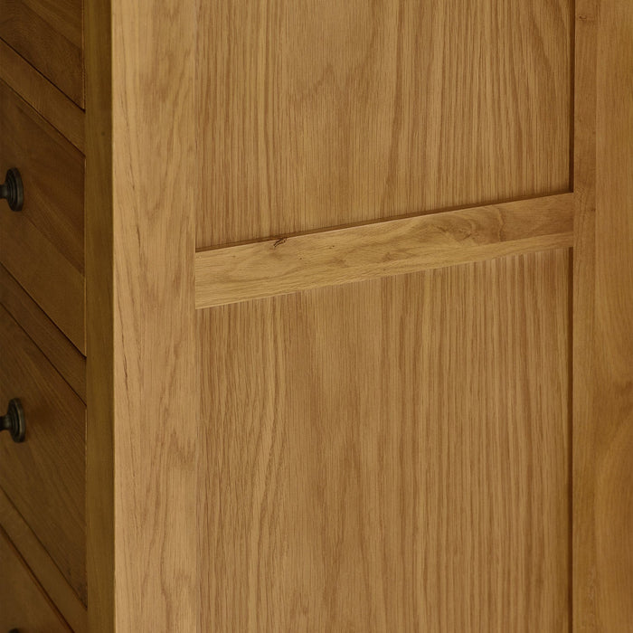 Myrtle 7 Drawer Chest Oak