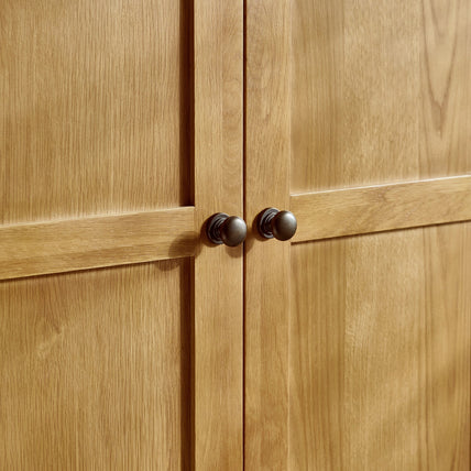 Myrtle Combination Wardrobe Waxed Oak