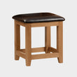 Myrtle Dressing Stool Oak/Dark Brown