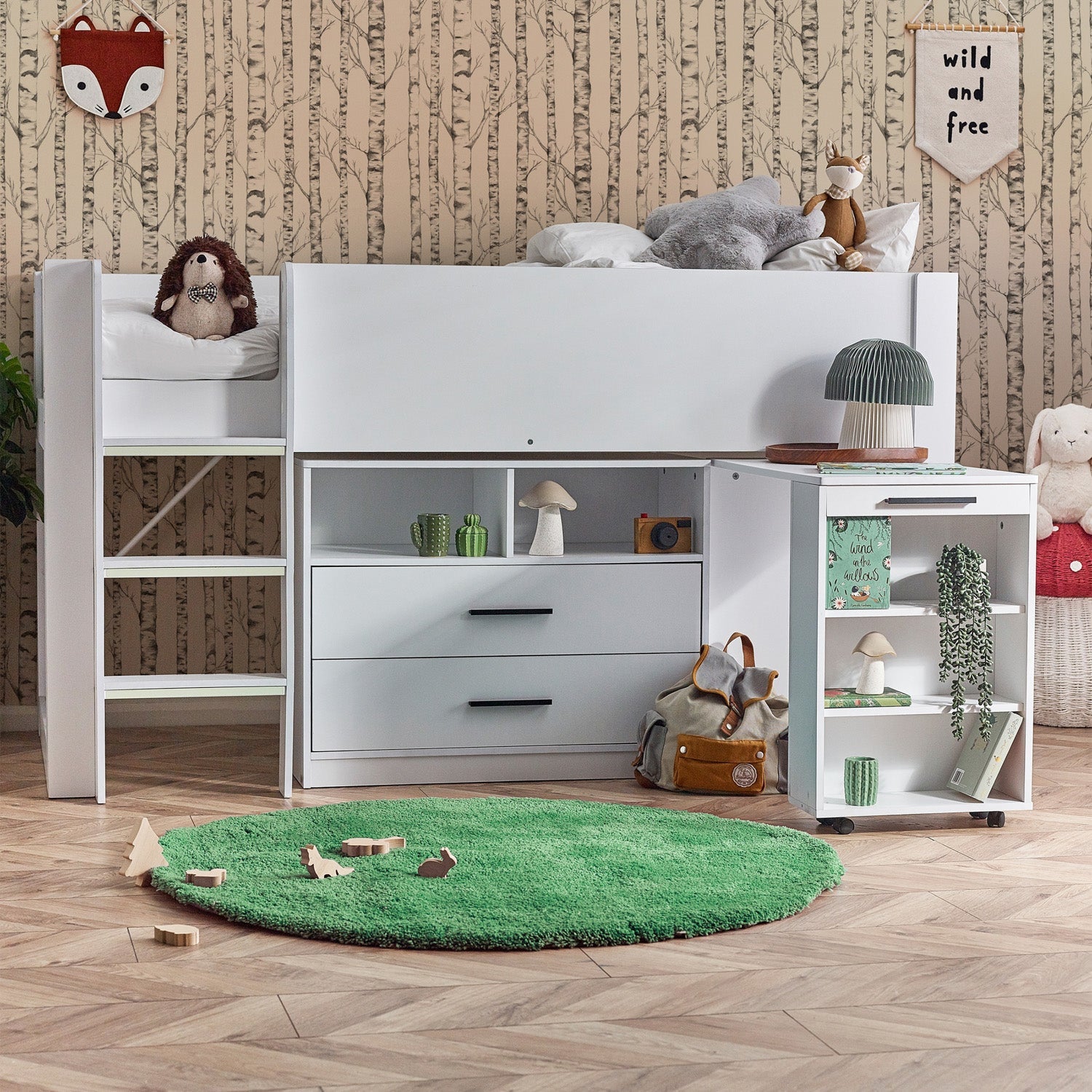 Osprey Midsleeper Bed White