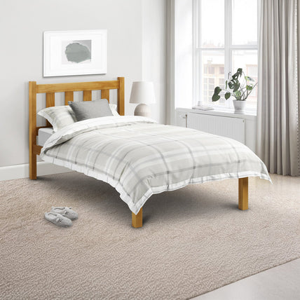 Peony Bed Frame Single Antique Pine