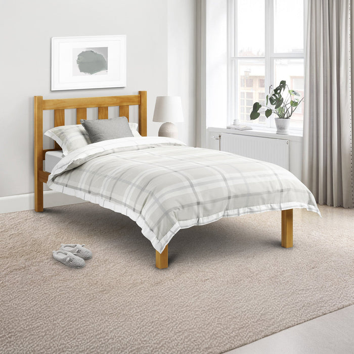 Peony Bed Frame Single Antique Pine