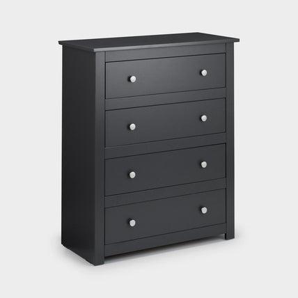 Raine 4 Drawer Chest Anthracite