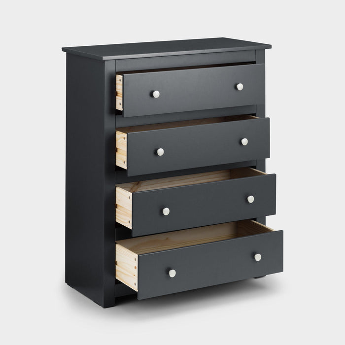 Raine 4 Drawer Chest Anthracite