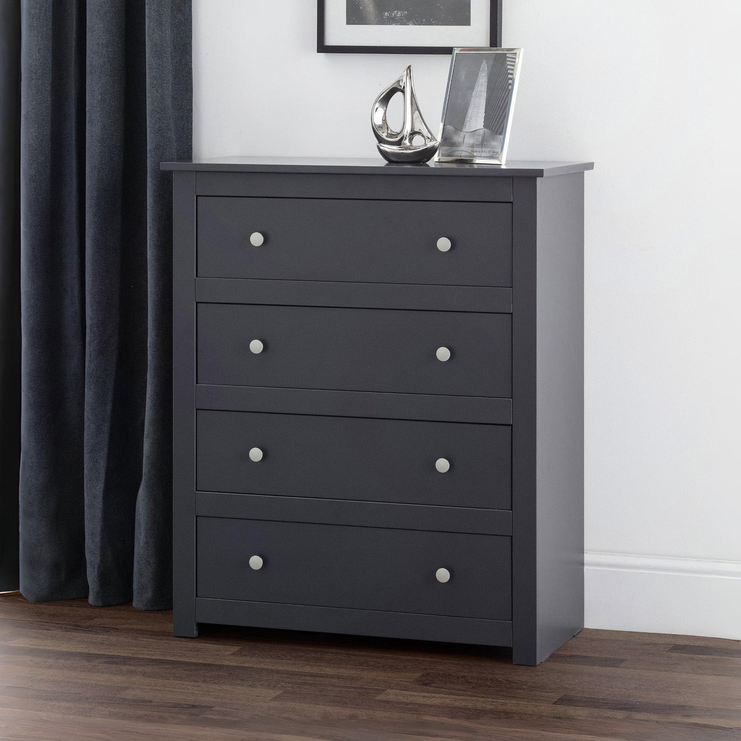 Raine 4 Drawer Chest Anthracite