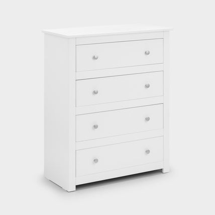 Raine 4 Drawer Chest Surf White