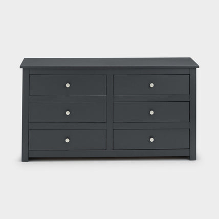 Raine 6 Drawer Chest Anthracite