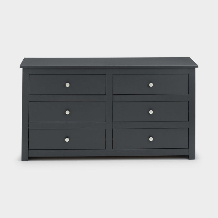 Raine 6 Drawer Chest Anthracite