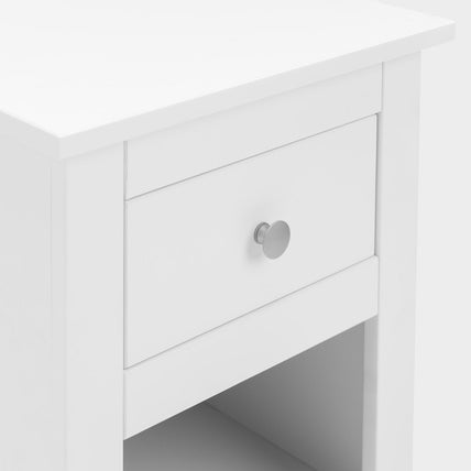 Raine Bedside Surf White