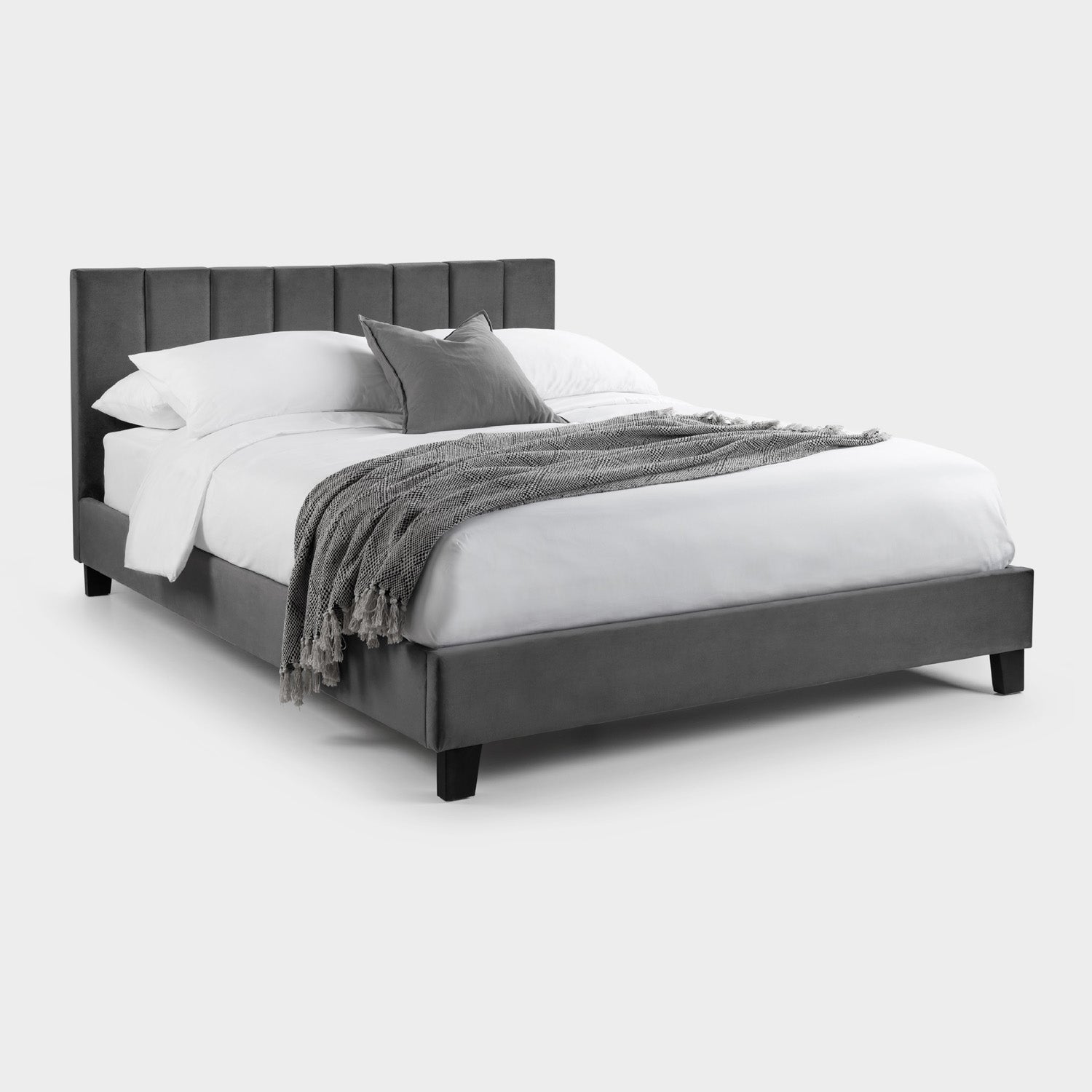 Rhea Bed Frame Kingsize Grey