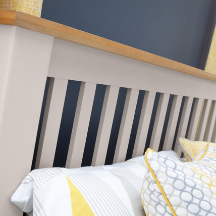 Richmond Bed Frame Double Elephant Grey