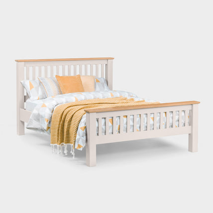 Richmond Bed Frame Double Elephant Grey