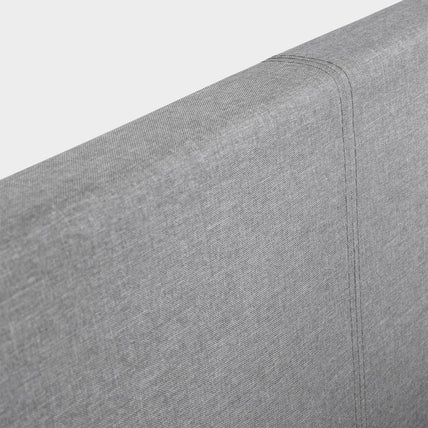 Robin Bed Frame Double Light Grey Ottoman Storage