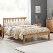 Salerno Bed Frame Kingsize Natural Oak