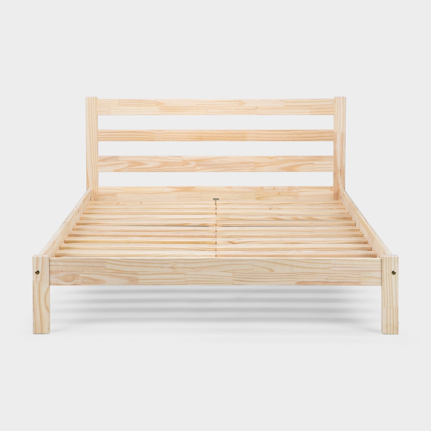 Saskia Bed Frame Double Unfinished Pine