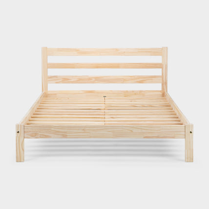 Saskia Bed Frame Double Unfinished Pine
