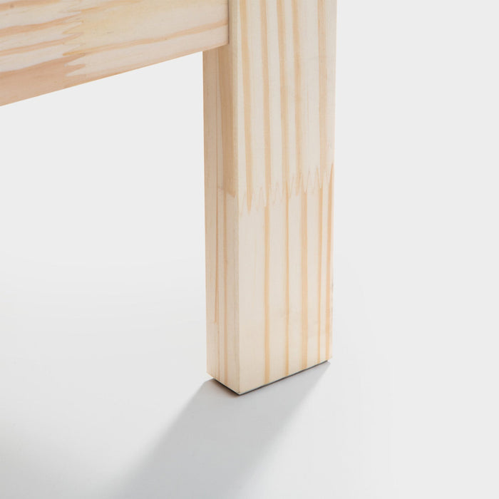 Saskia Bed Frame Double Unfinished Pine