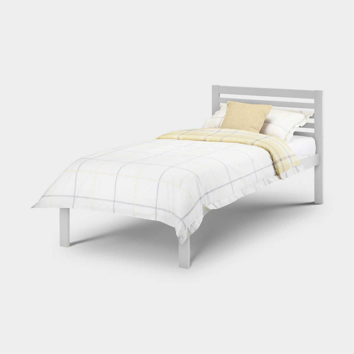 Selkirk Bed Frame Single Light Grey