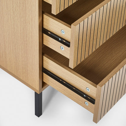Sky 5 Drawer Chest Beige