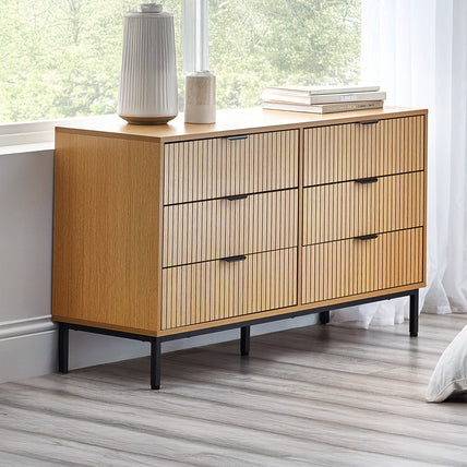 Sky 6 Drawer Chest Beige