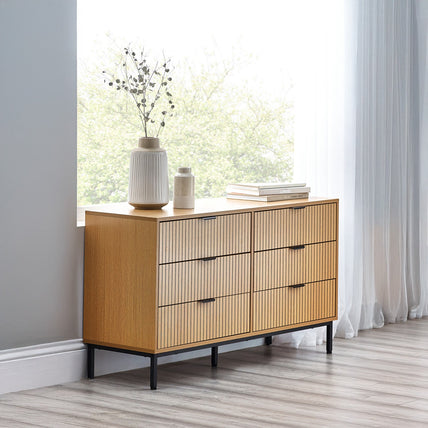 Sky 6 Drawer Chest Beige