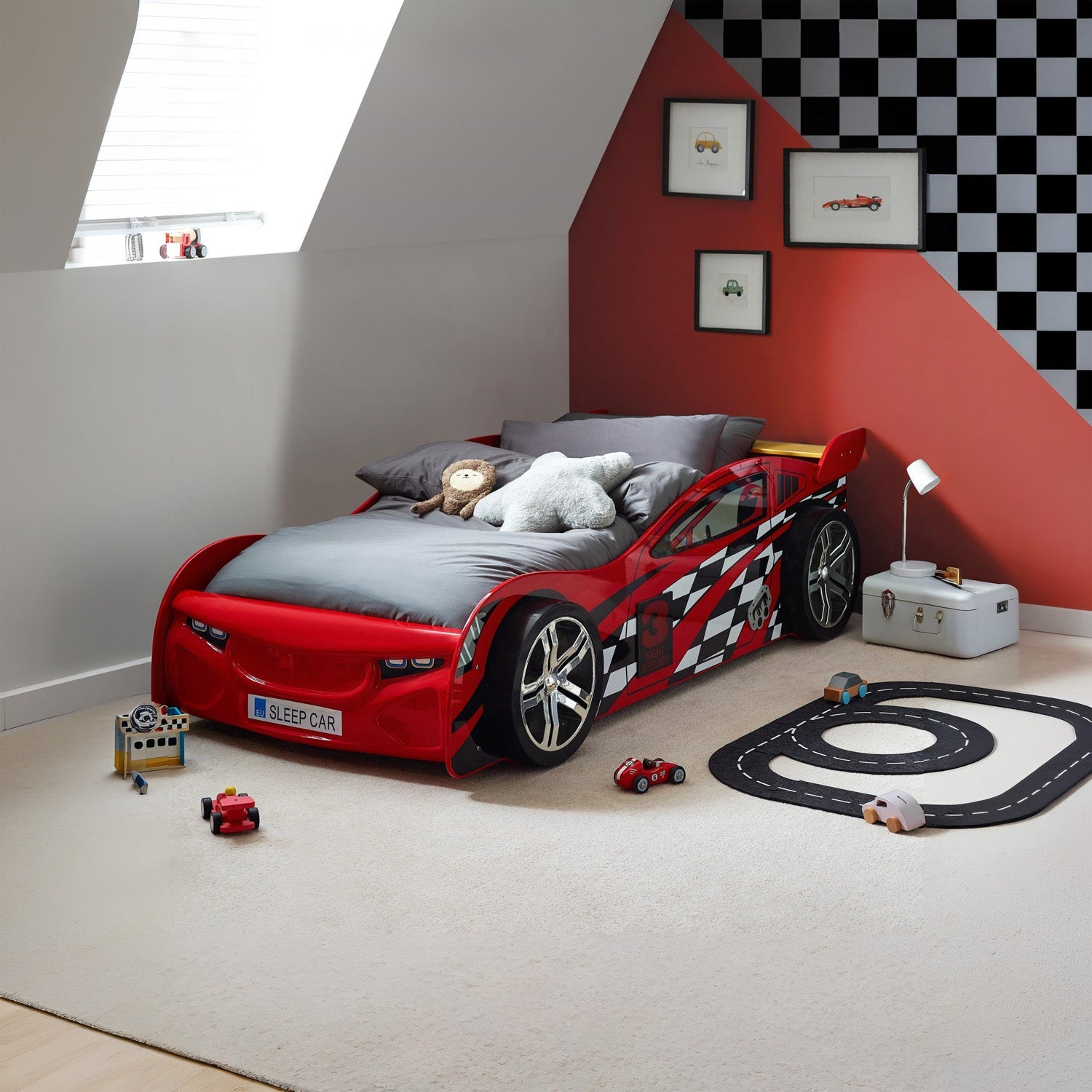 Skylar Racer Bed Red
