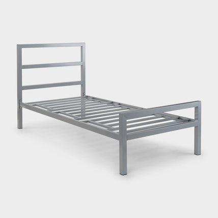 Soieil Bed Frame Single Silver