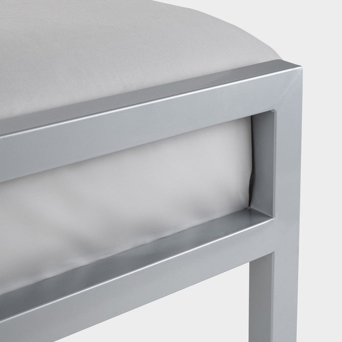 Soieil Bed Frame Single Silver