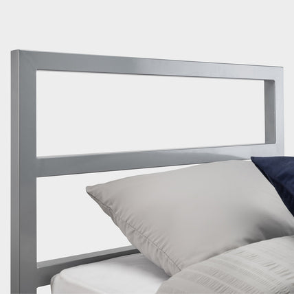 Soieil Bed Frame Single Silver