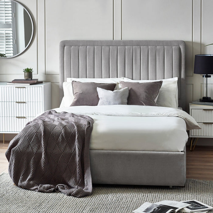 Solace Bed Frame Kingsize Grey