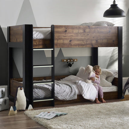 Solomon Bunk Bed Wood And Black