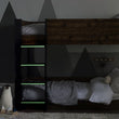 Solomon Bunk Bed Wood And Black