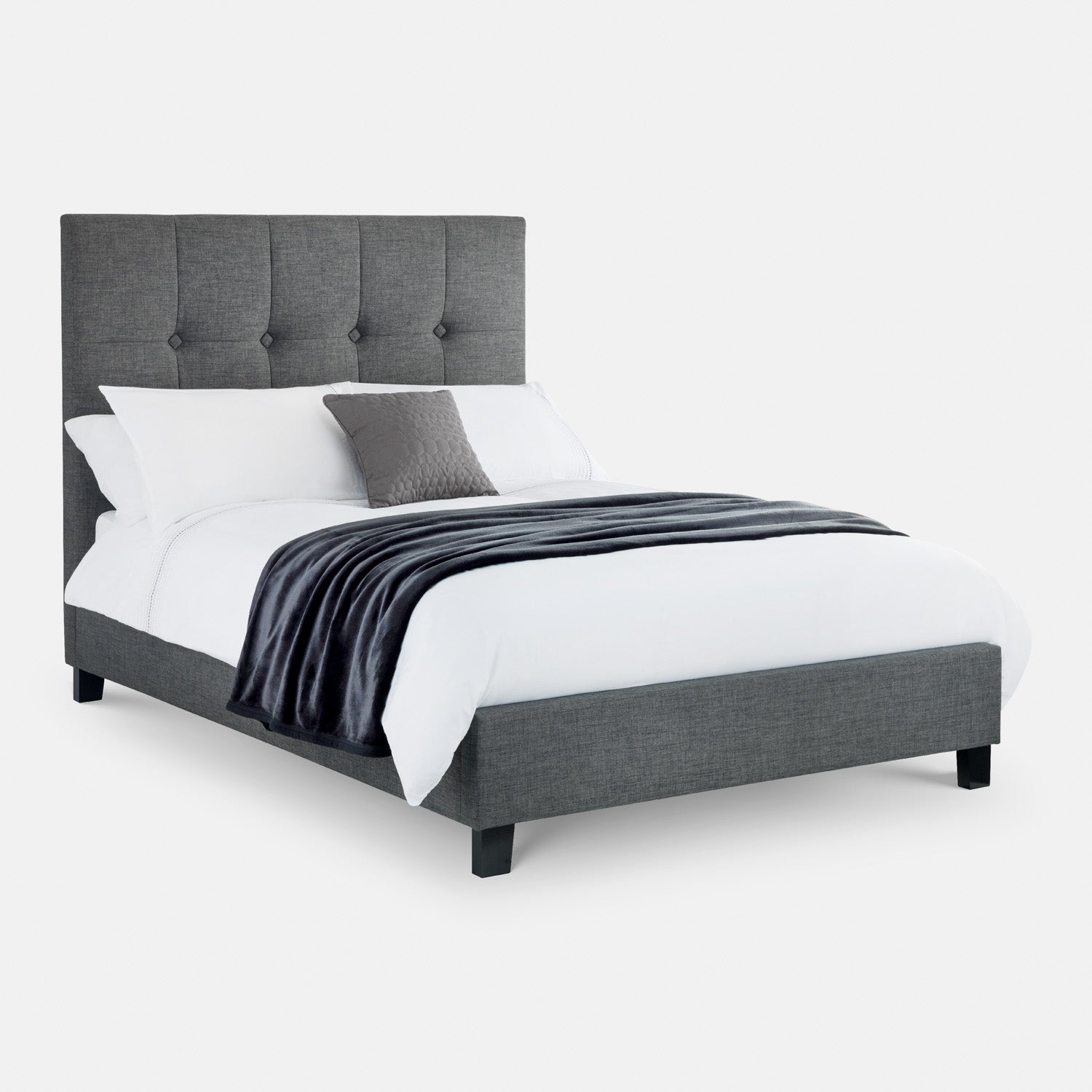 Sorin Bed Frame Double Slate Linen