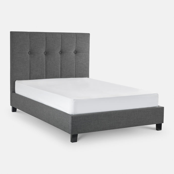 Sorin Bed Frame Double Slate Linen