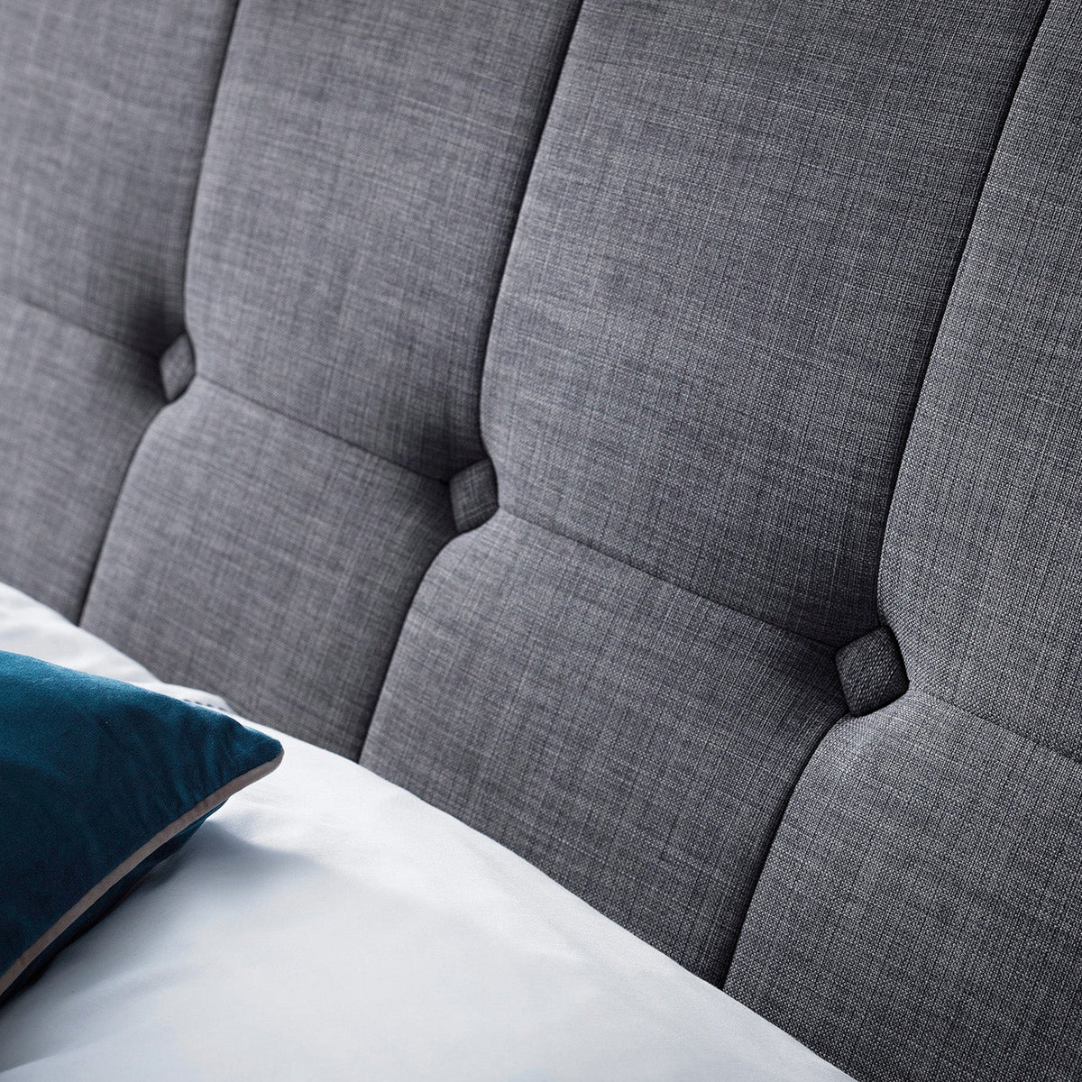 Sorin Bed Frame Double Slate Linen