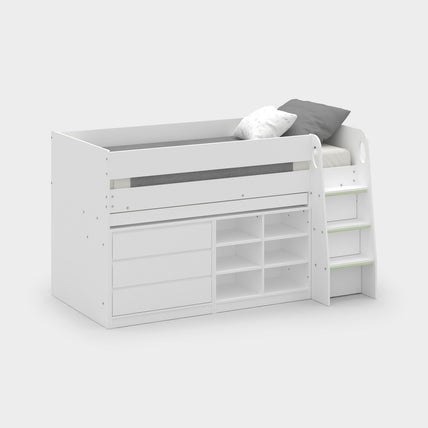 Vespa Midsleeper Bed White