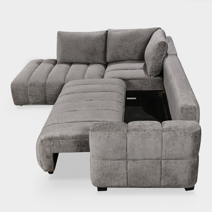 Oren Sofa Left Hand Facing Corner Grey
